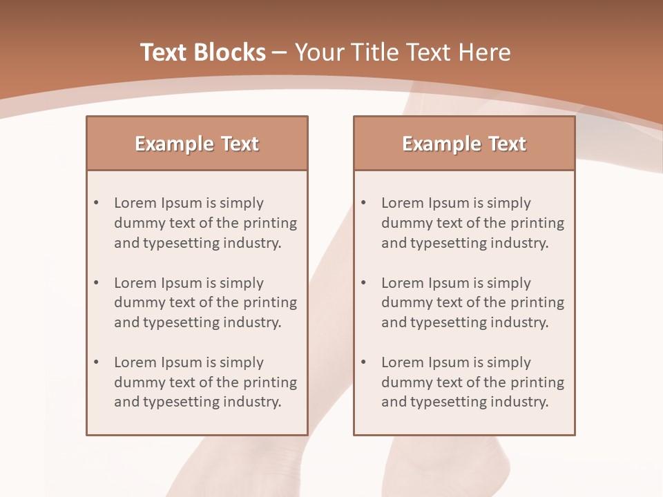 Back Scrub Good PowerPoint Template
