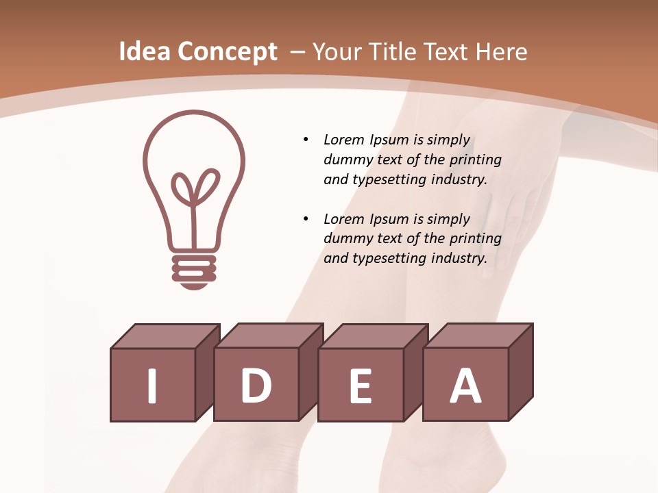 Back Scrub Good PowerPoint Template