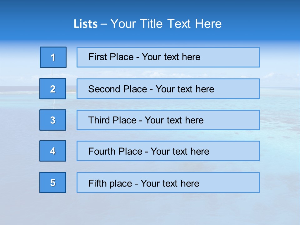 Catamaran Turquoise Boat PowerPoint Template