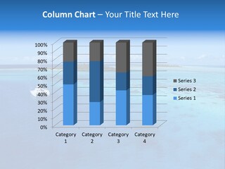 Catamaran Turquoise Boat PowerPoint Template