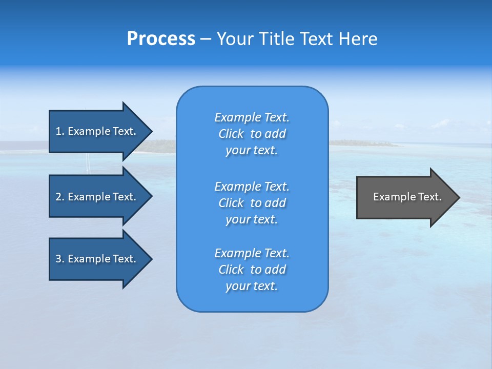 Catamaran Turquoise Boat PowerPoint Template