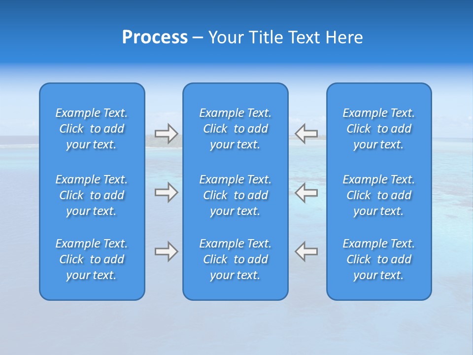 Catamaran Turquoise Boat PowerPoint Template