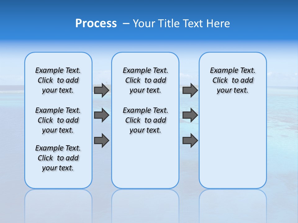 Catamaran Turquoise Boat PowerPoint Template