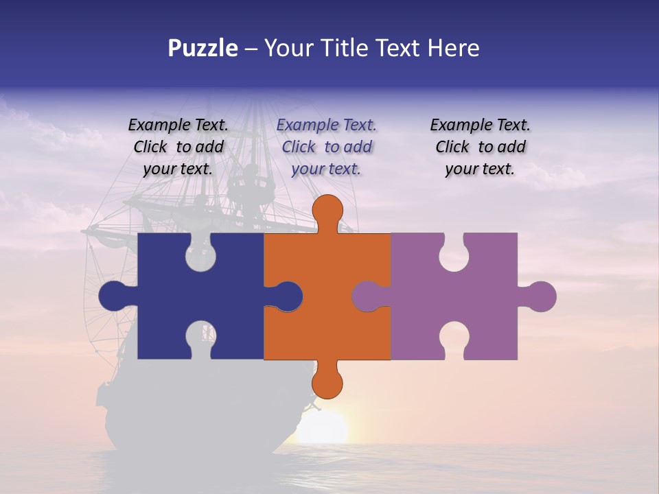 Pirates Voyage Wave PowerPoint Template