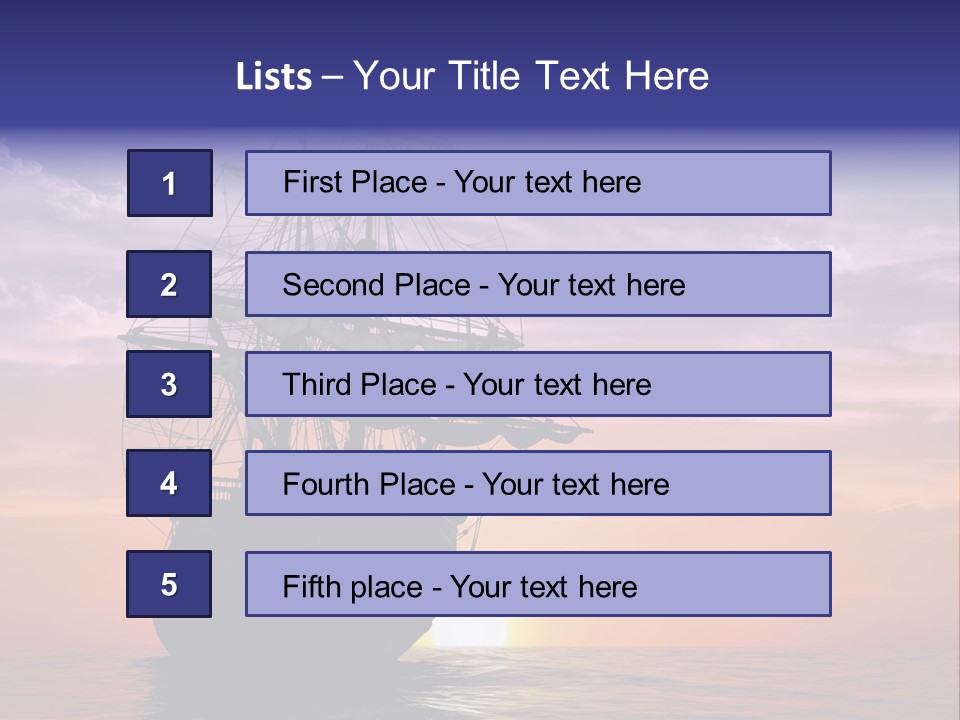 Pirates Voyage Wave PowerPoint Template