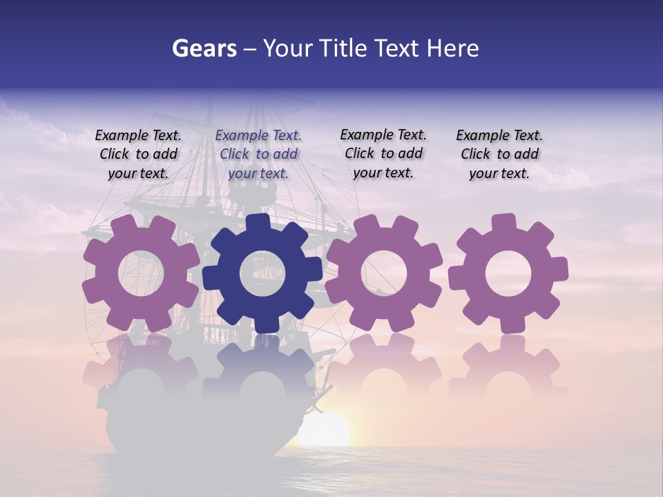 Pirates Voyage Wave PowerPoint Template