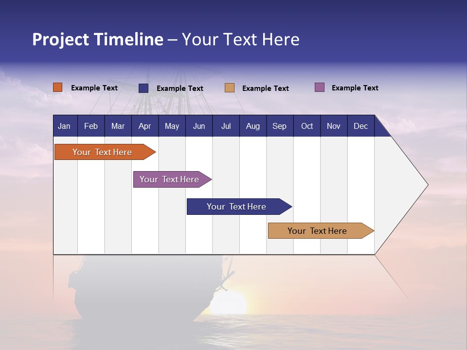 Pirates Voyage Wave PowerPoint Template