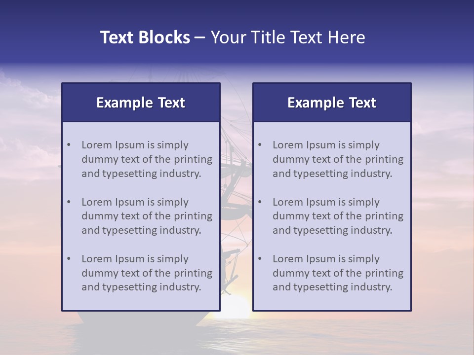 Pirates Voyage Wave PowerPoint Template