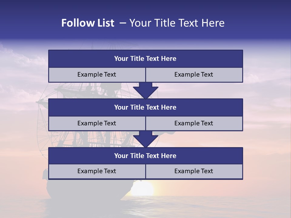 Pirates Voyage Wave PowerPoint Template