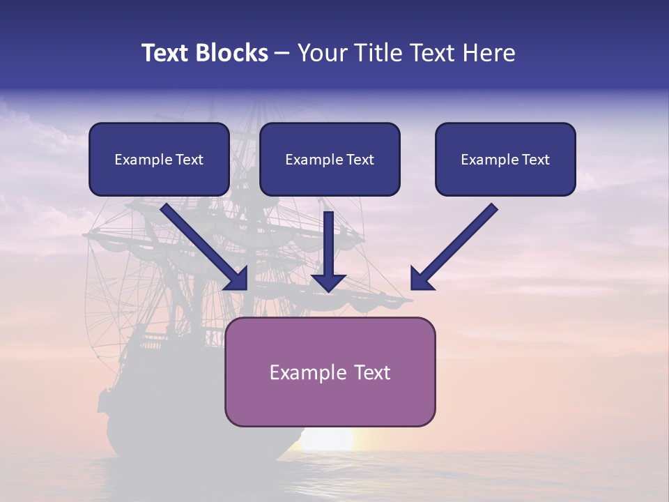 Pirates Voyage Wave PowerPoint Template