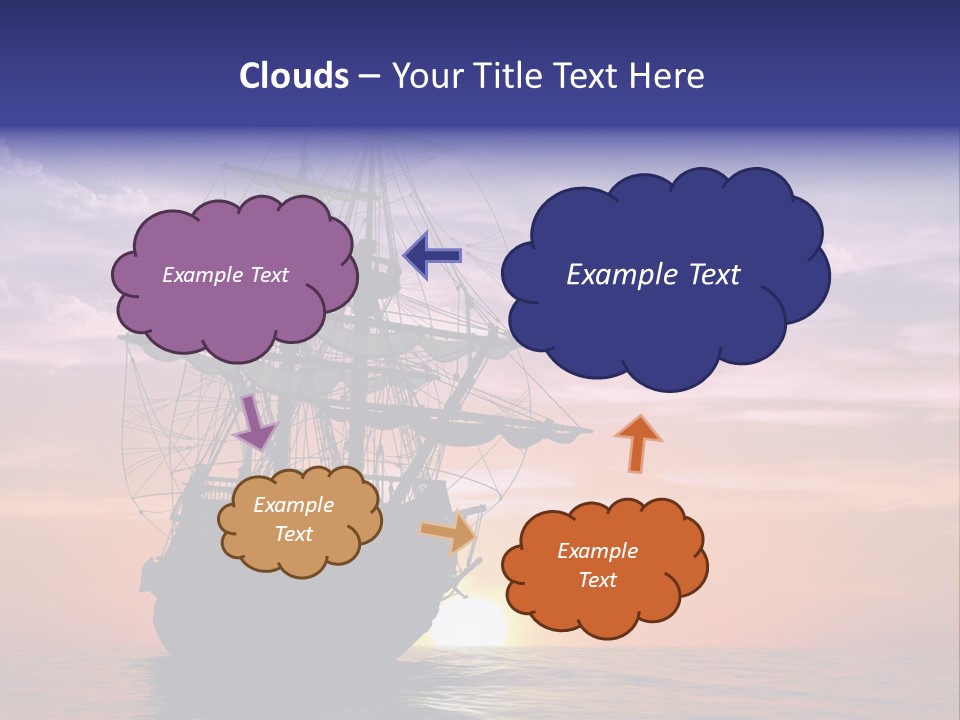 Pirates Voyage Wave PowerPoint Template