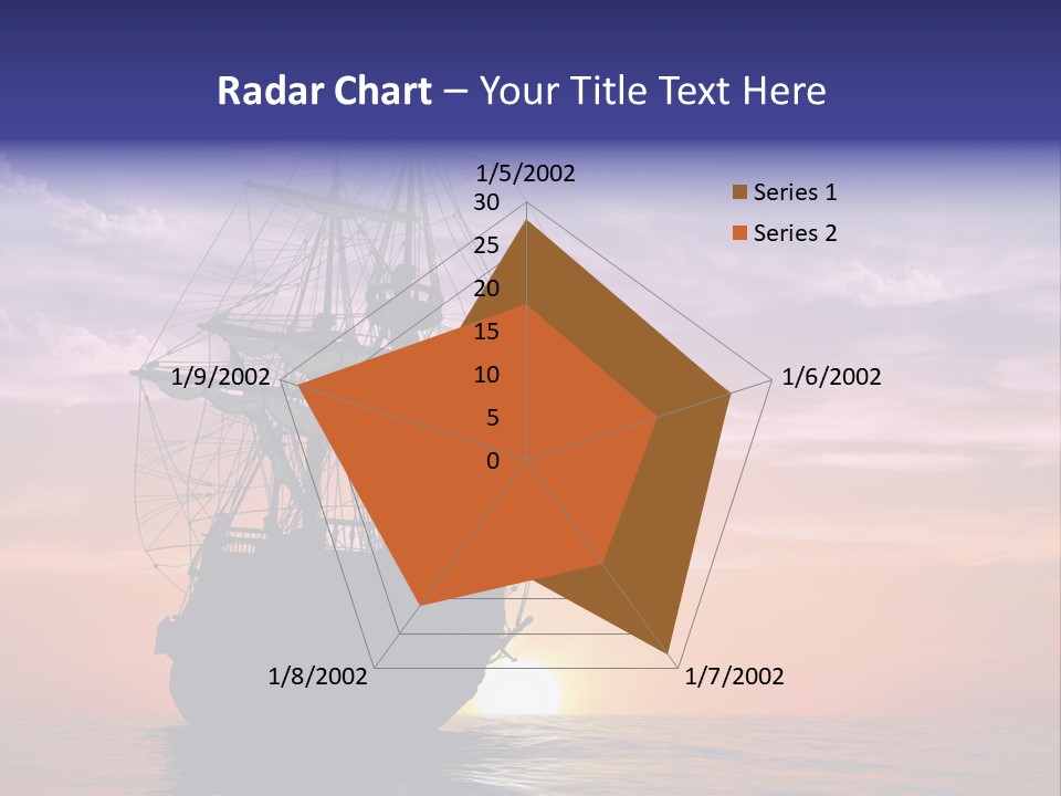 Pirates Voyage Wave PowerPoint Template