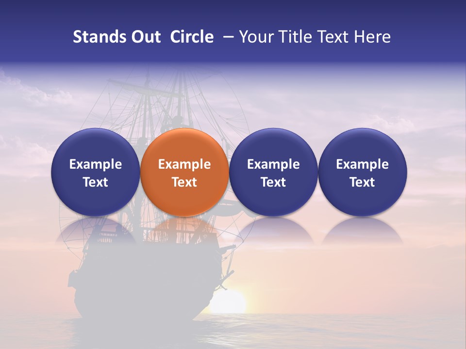 Pirates Voyage Wave PowerPoint Template