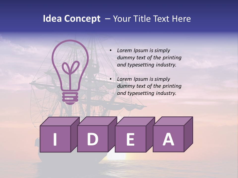 Pirates Voyage Wave PowerPoint Template