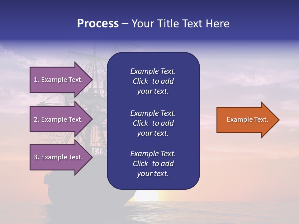 Pirates Voyage Wave PowerPoint Template
