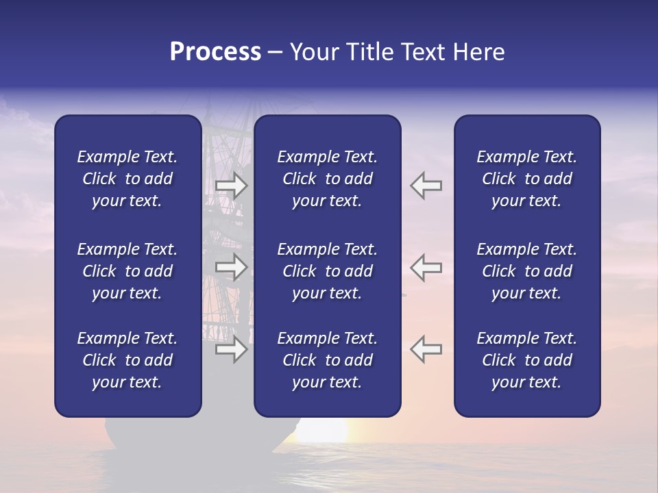 Pirates Voyage Wave PowerPoint Template