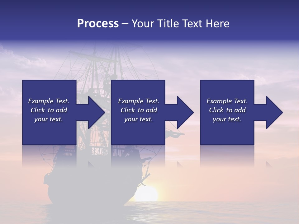 Pirates Voyage Wave PowerPoint Template