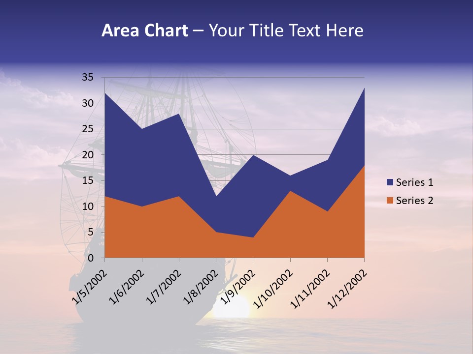 Pirates Voyage Wave PowerPoint Template