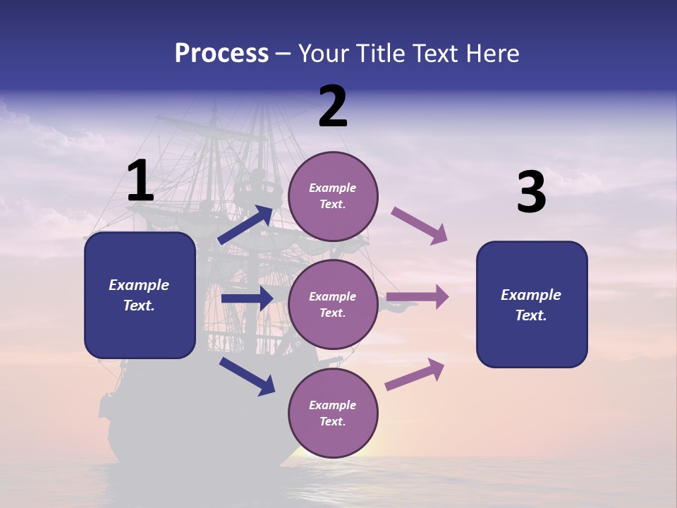 Pirates Voyage Wave PowerPoint Template