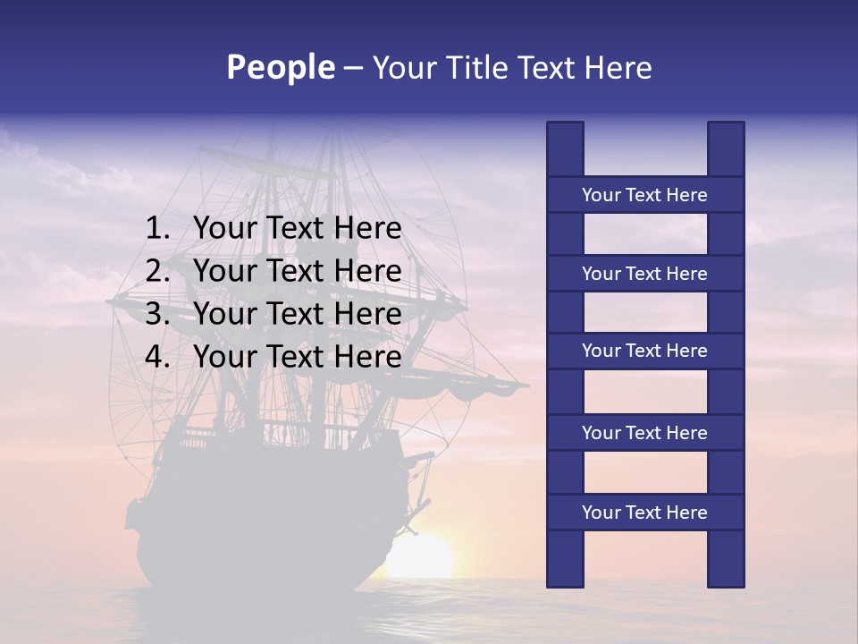 Pirates Voyage Wave PowerPoint Template