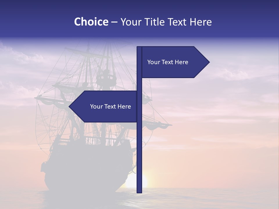 Pirates Voyage Wave PowerPoint Template