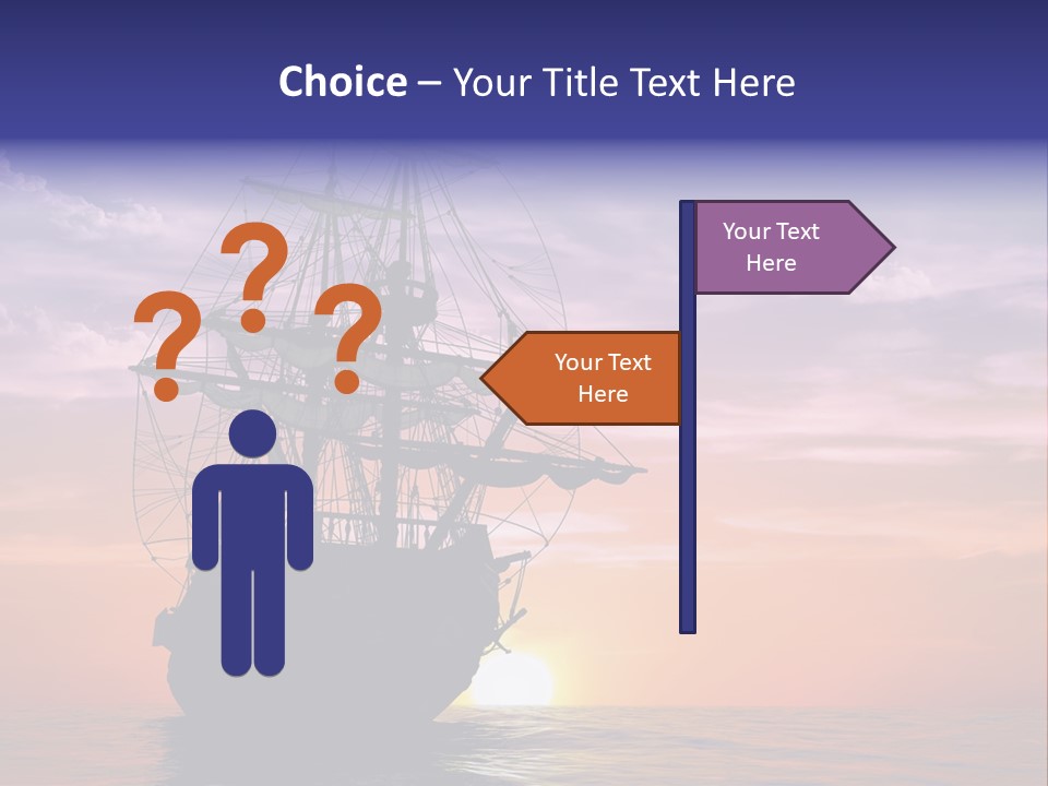 Pirates Voyage Wave PowerPoint Template