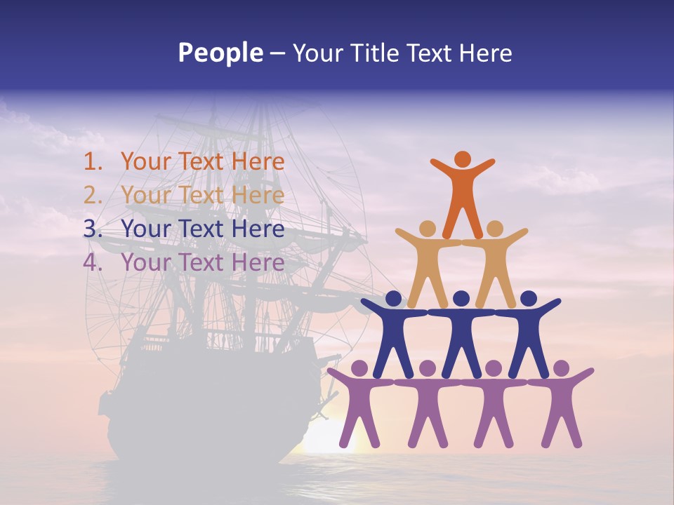 Pirates Voyage Wave PowerPoint Template