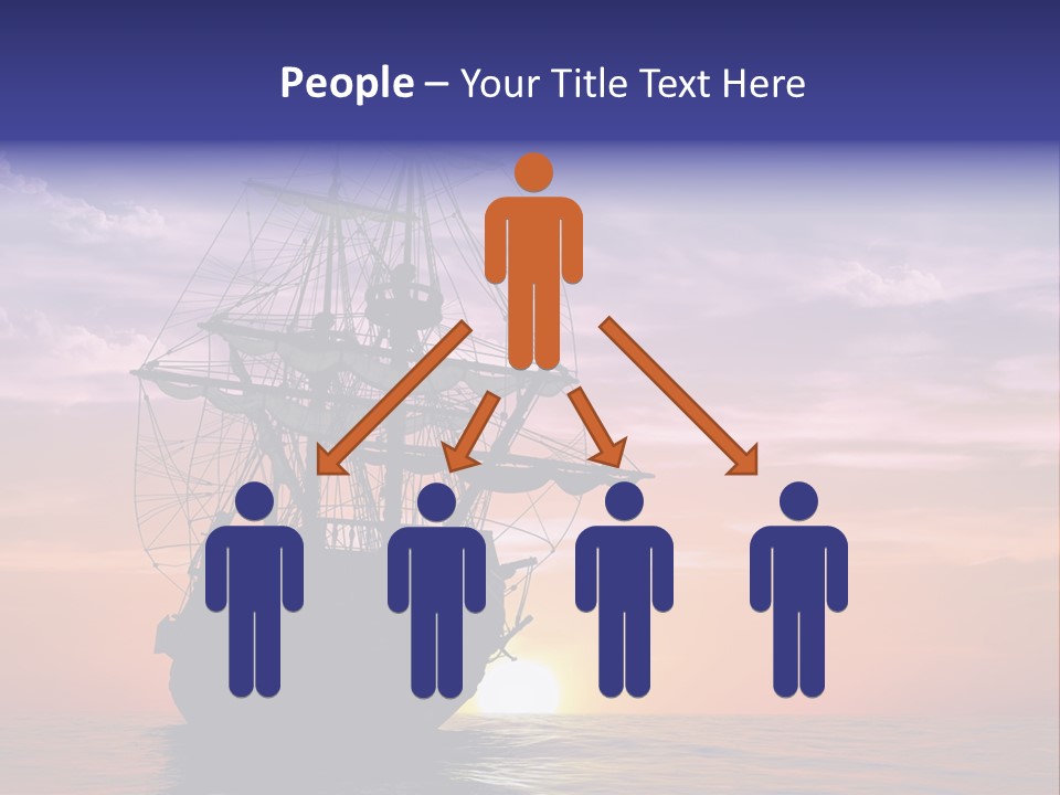 Pirates Voyage Wave PowerPoint Template