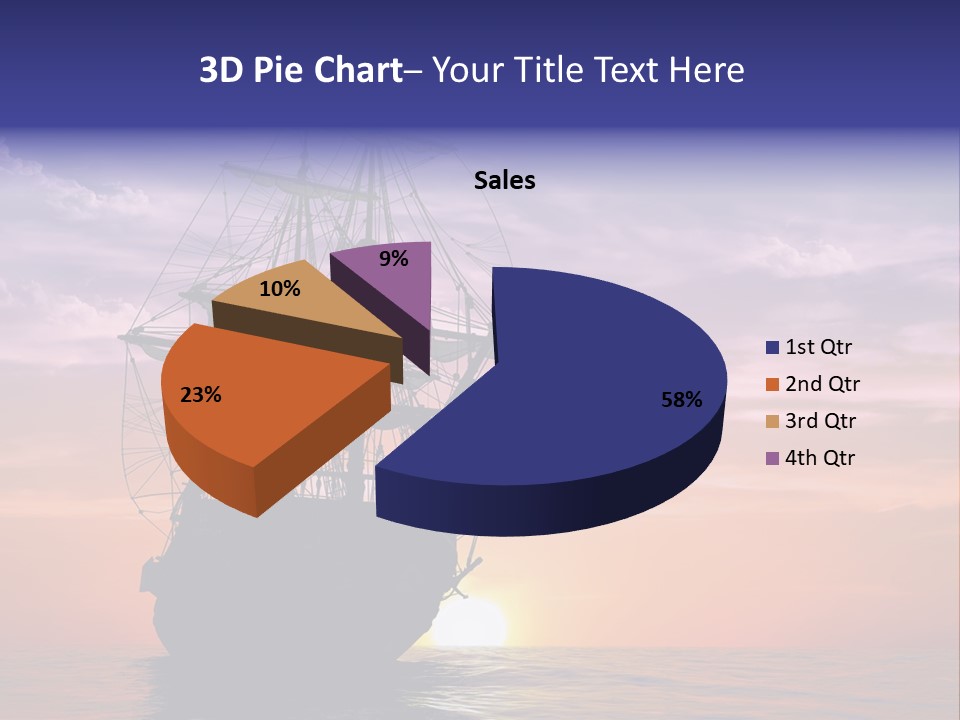 Pirates Voyage Wave PowerPoint Template