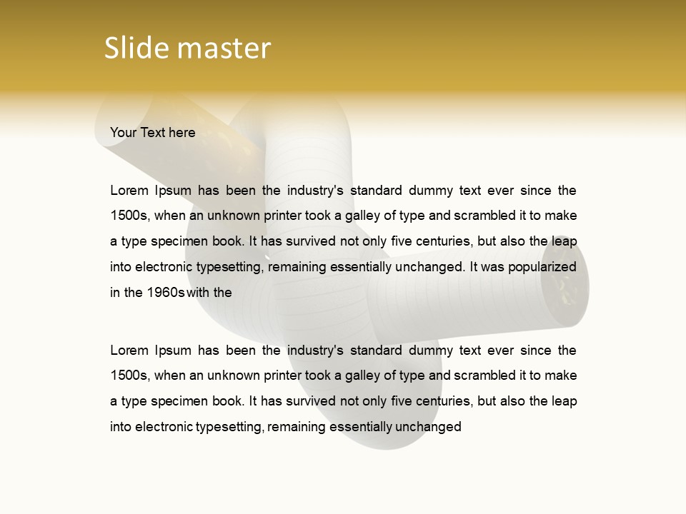 Quit Nicotine Habit PowerPoint Template