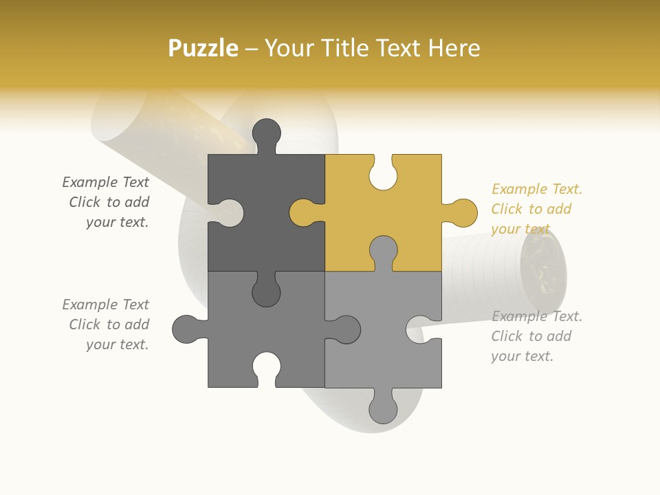 Quit Nicotine Habit PowerPoint Template