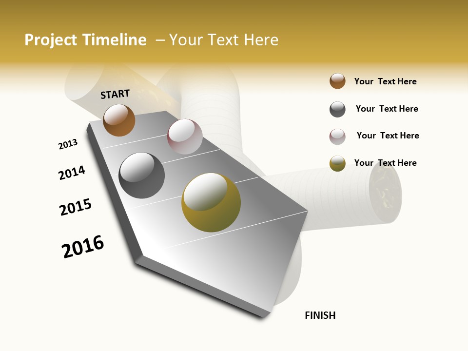 Quit Nicotine Habit PowerPoint Template