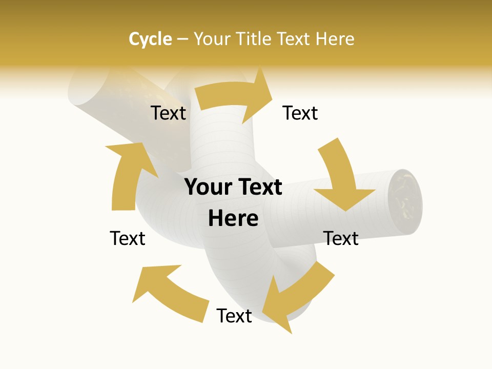 Quit Nicotine Habit PowerPoint Template