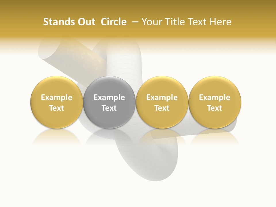 Quit Nicotine Habit PowerPoint Template