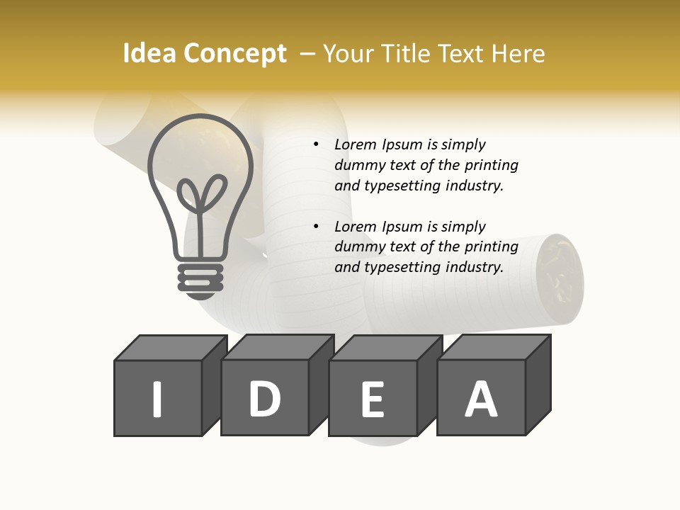 Quit Nicotine Habit PowerPoint Template