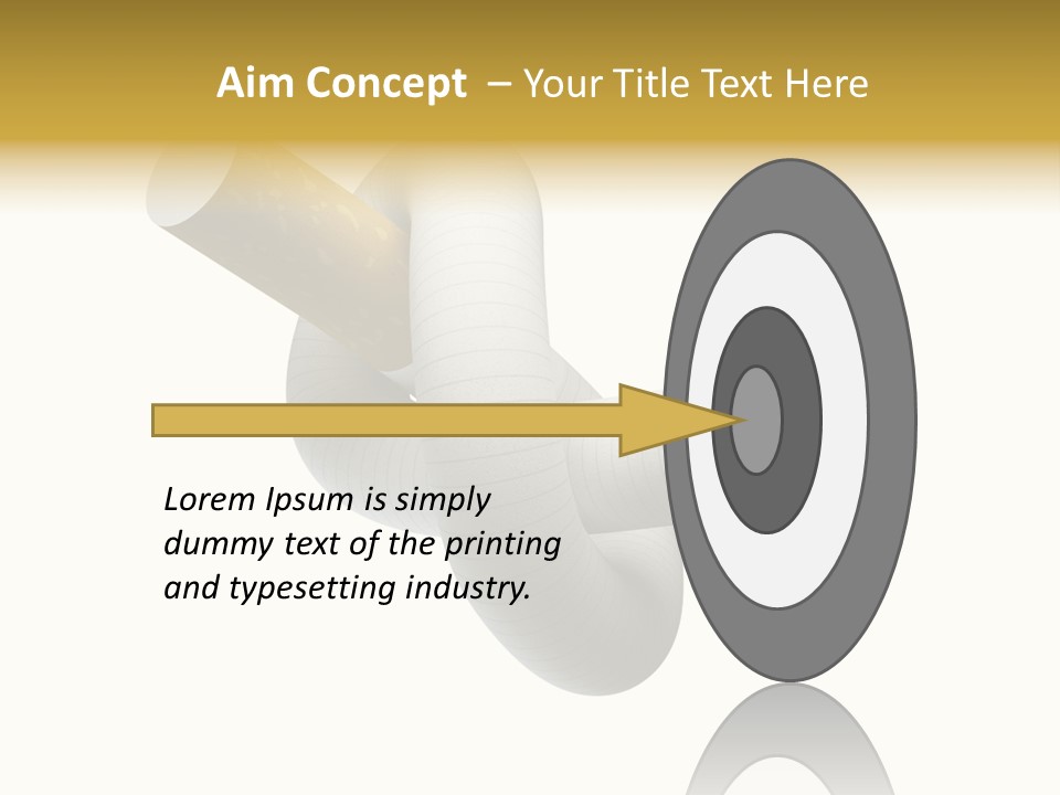 Quit Nicotine Habit PowerPoint Template