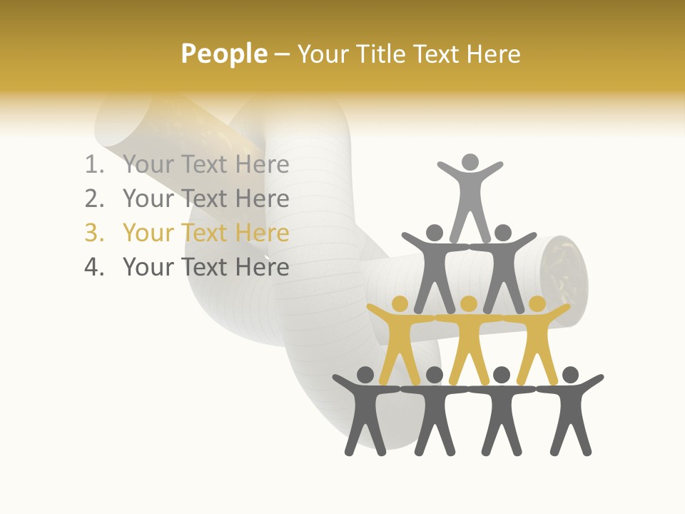 Quit Nicotine Habit PowerPoint Template