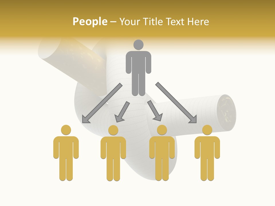 Quit Nicotine Habit PowerPoint Template