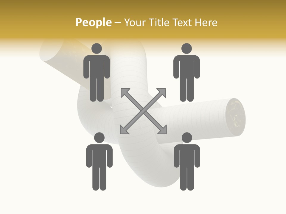 Quit Nicotine Habit PowerPoint Template