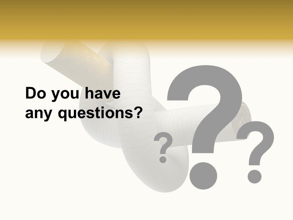 Quit Nicotine Habit PowerPoint Template