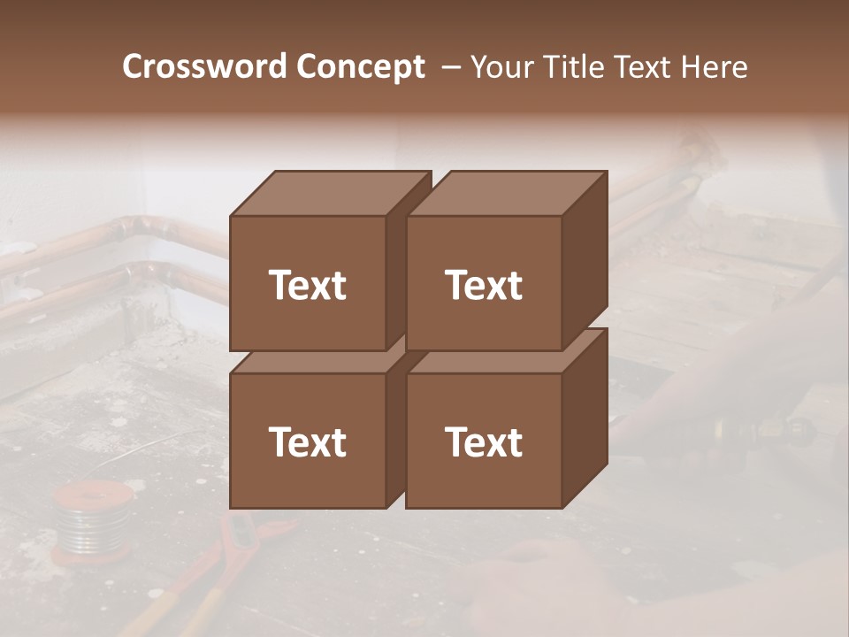 A Person Is Painting A Wall With A Paint Roller PowerPoint Template