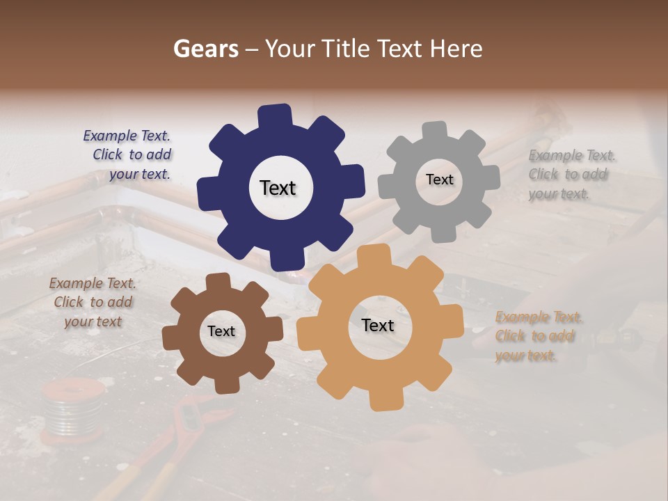 A Person Is Painting A Wall With A Paint Roller PowerPoint Template