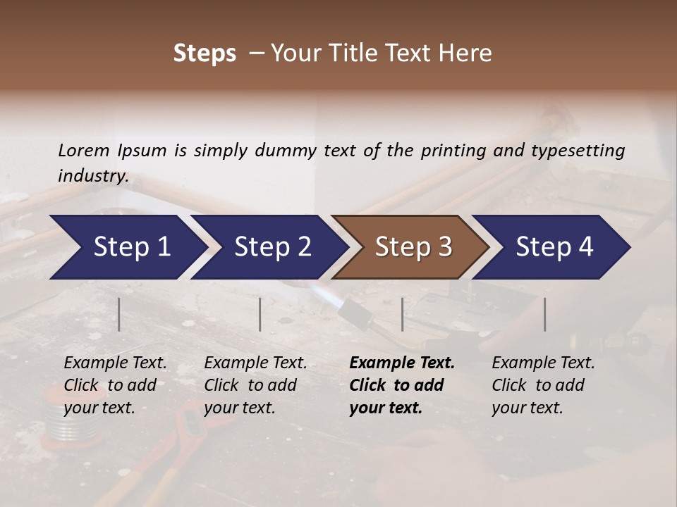 A Person Is Painting A Wall With A Paint Roller PowerPoint Template