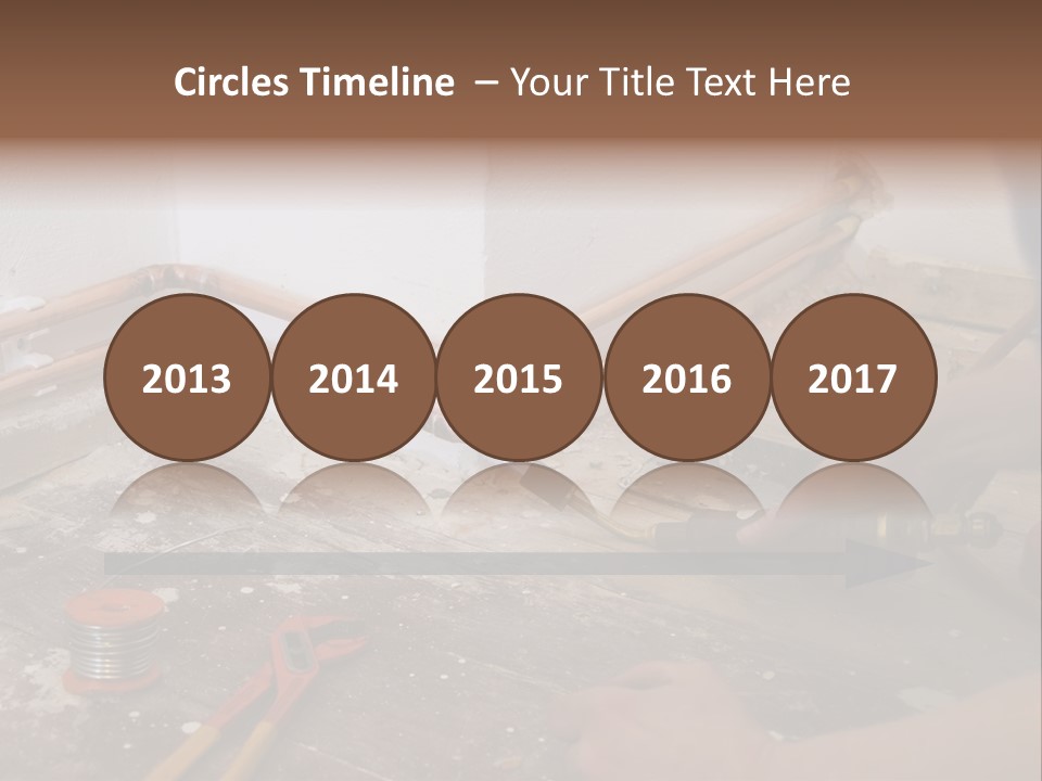 A Person Is Painting A Wall With A Paint Roller PowerPoint Template