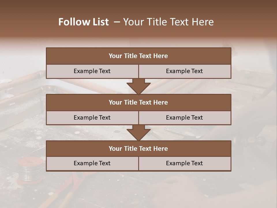 A Person Is Painting A Wall With A Paint Roller PowerPoint Template