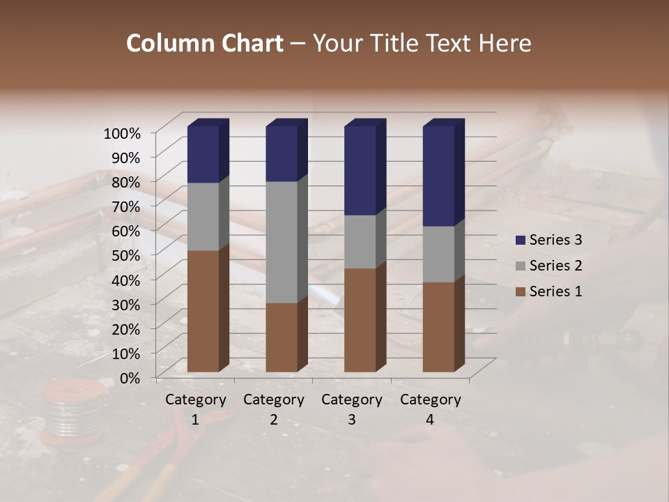 A Person Is Painting A Wall With A Paint Roller PowerPoint Template