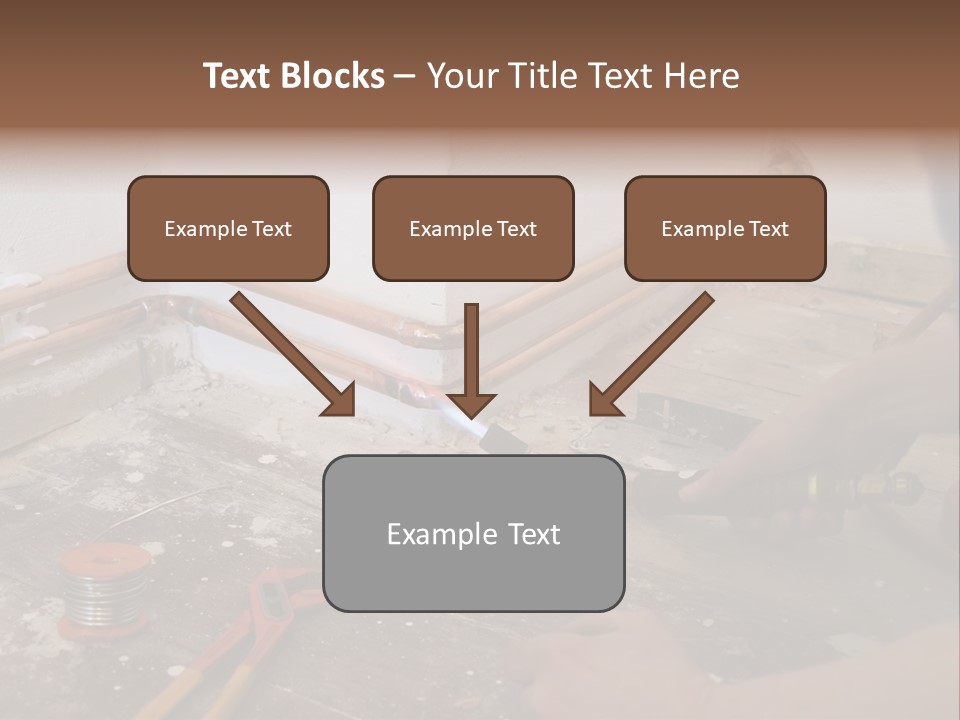 A Person Is Painting A Wall With A Paint Roller PowerPoint Template
