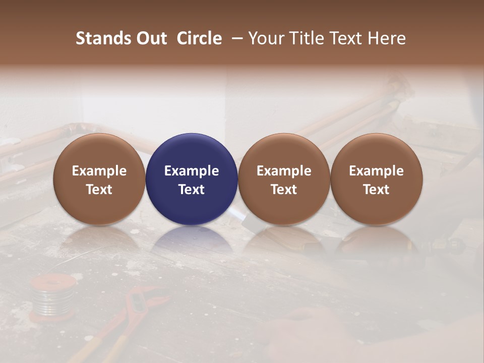 A Person Is Painting A Wall With A Paint Roller PowerPoint Template