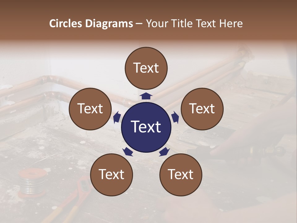 A Person Is Painting A Wall With A Paint Roller PowerPoint Template