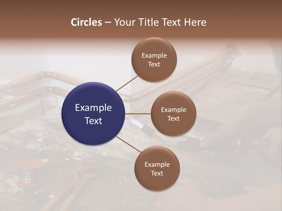 A Person Is Painting A Wall With A Paint Roller PowerPoint Template